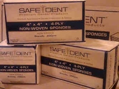 Gauze  NS NW 200 per sleeve/10 sleeves case 4" x 4" 4 Ply