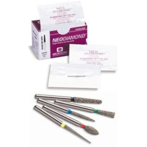 Microcopy NeoDiamond FG#1118.9 (856L.018) Coarse Grit Round End Taper Disposa...