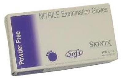 skintx soft nitrile powder free gloves med