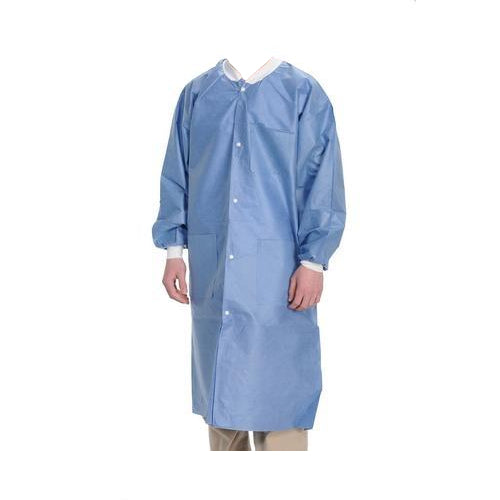 ValuMax Extra-Safe Lab Coat - Ceil Blue - XL 10/Pk