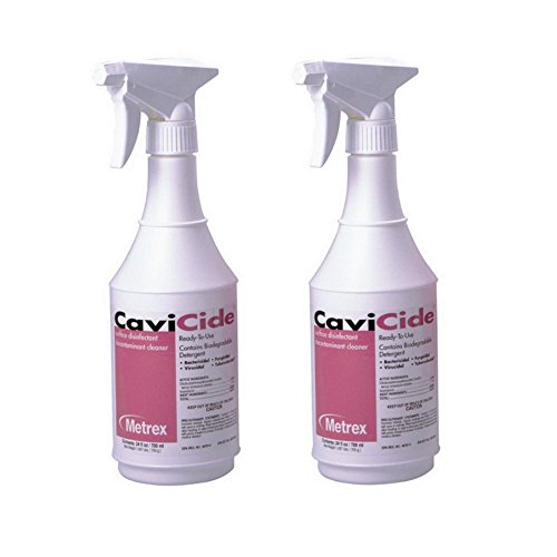 Cavicide 13-1024 Surface Disinfectant Germicidal Cleaner 24 oz Spray Bottles ...