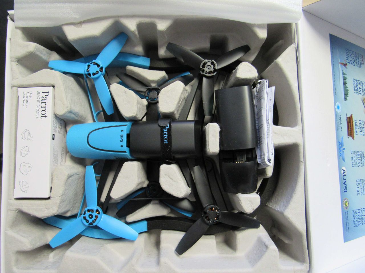 Parrot Bebop Quadcopter Drone - Blue