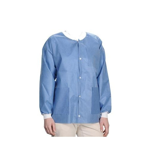 ValuMax Extra-Safe Lab Jackets - Ceil Blue - Small 10/Pk