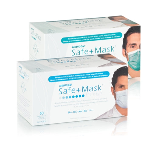 Safe-Mask Premier - Earloop - Blue