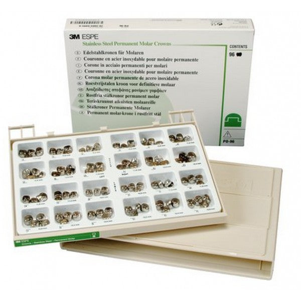 Ion Nichro SS Permanent Molar Crown Kit 96/Pk