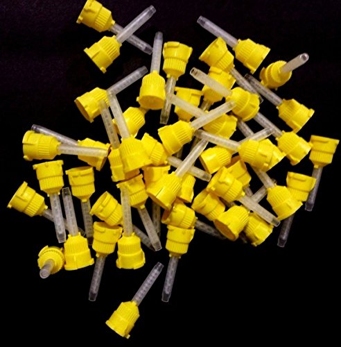 Mydent VP-8105T T-Mix Mixing Tip, Yellow (Pack of 48)