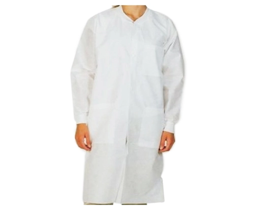 ValuMax Extra-Safe Lab Jackets - White - Small 10/Pk