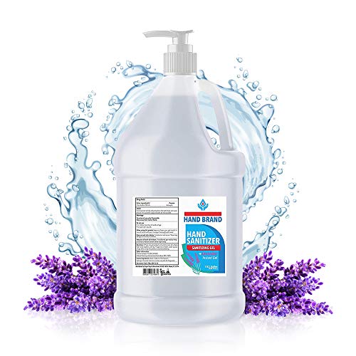 128 oz 1 FULL Gallon The Hand Sanitizer Instant Gel - 1 Gallon 70% Alcohol Based Bulk (FL 128 Ounce) - Lavender Fragrance - Made in USA