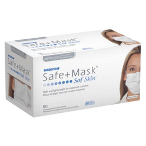 Safe-Mask Sof-Skin - Earloop - White