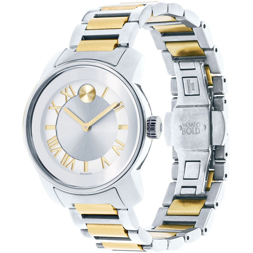 Movado Women's Bold Two-Tone Stainless Steel Bracelet Watch 32mm 3600245