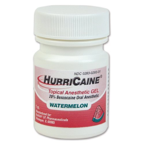 HurriCaine Topical - Gel, 1 oz. jar - Watermelon