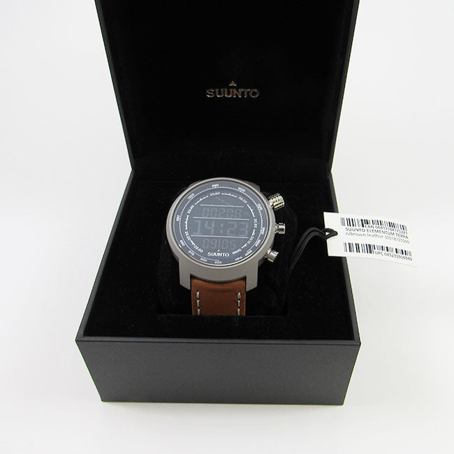 Suunto Elementum Terra Watch, Negative Brown Leather SS018733000