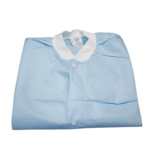 ValuMax Extra-Safe Lab Jacket - Sky Blue - Large 10/Pk