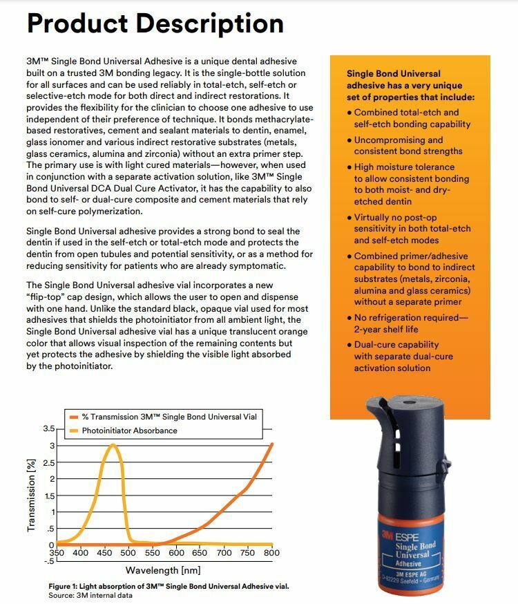 Singlebond -(SCOTCHBOND) Universal Bottle Refill 5ml (41258)