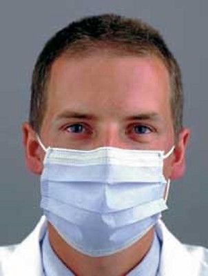 Face Mask Easy Breathe Tie-Blue