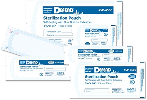 Mydent SP-5500 Sterilization Pouches with Built in Internal Indicator (Pack of 200)