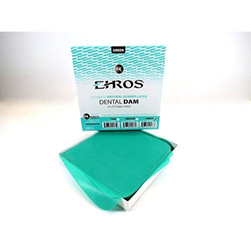 Dental Dam 5x5 Medium Green