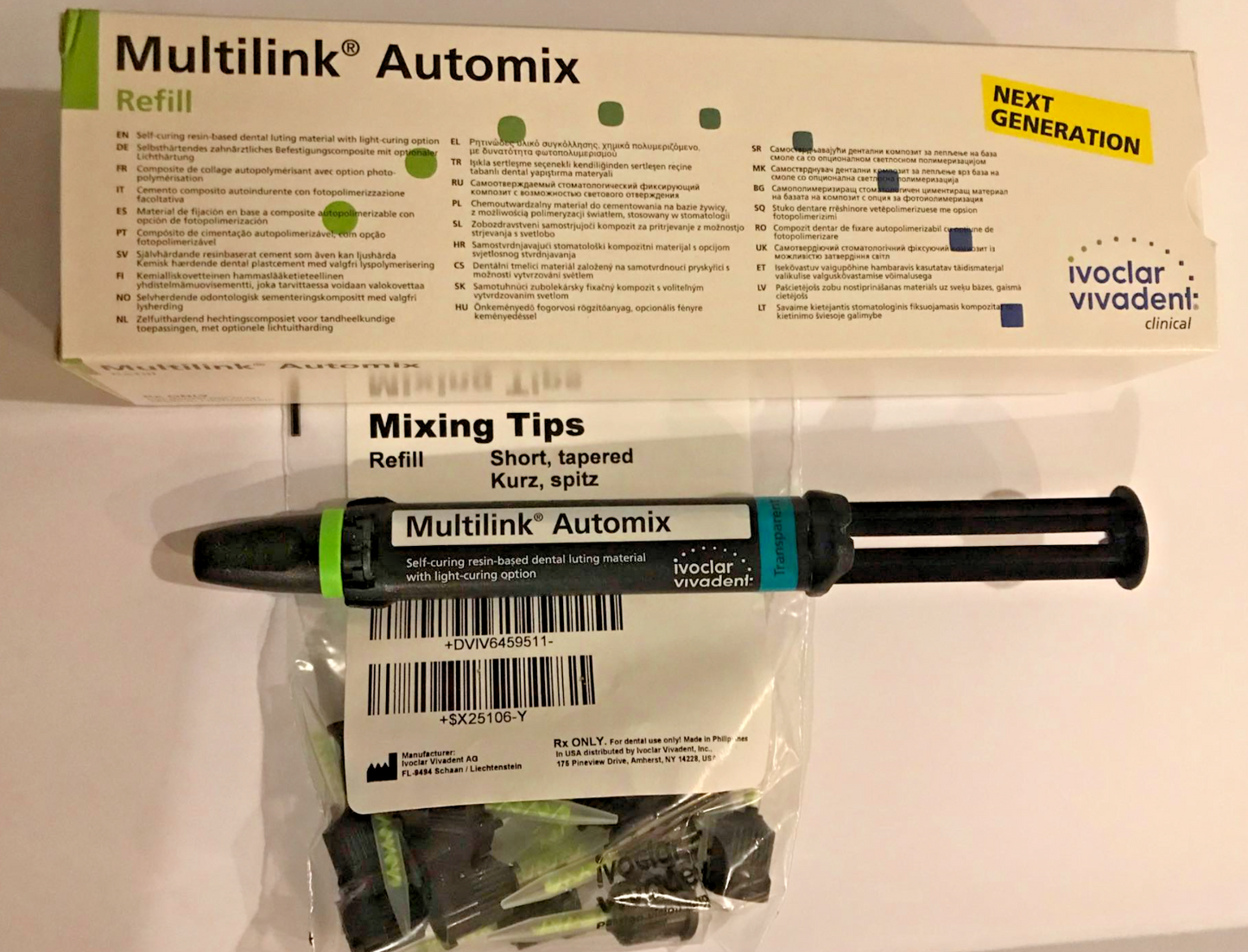 Multilink Automix Easy Refills Transparent