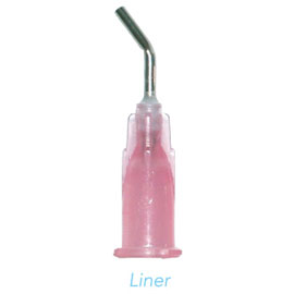 PRE BENT FLOW TIPS 100/ pk 18 gauge PINK (A90180PK)