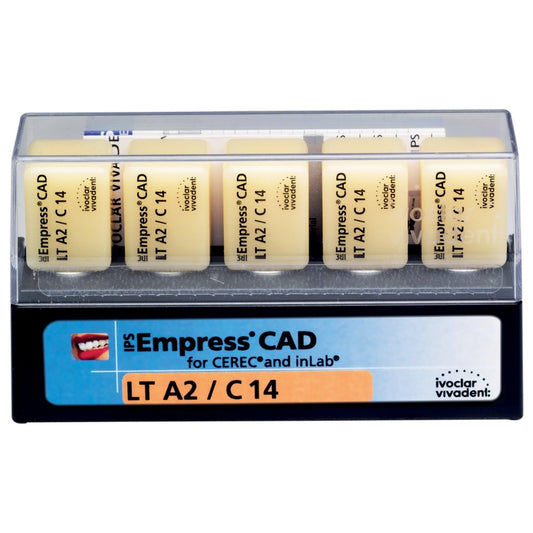 IVOCLAR VIVADENT IPS E.MAX / Empress CAD CEREC All Shades and Sizes 5 BLOCKS EMAX