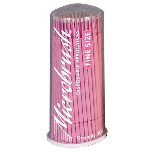 Microbrush Applicators Fine Pink 100/Pk
