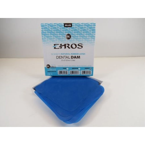 Dental dam 6x6 heavy blue