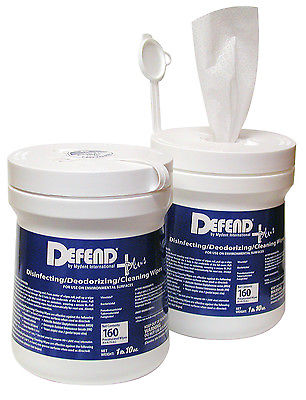 Defend+ disinfectant wipes