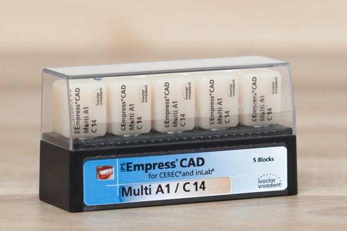 IPS Empress CAD for cerec multi A1 C14 5pcs