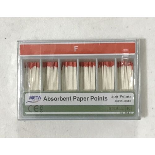 Absorbent Paper Points Fine Bulk 200 Pack