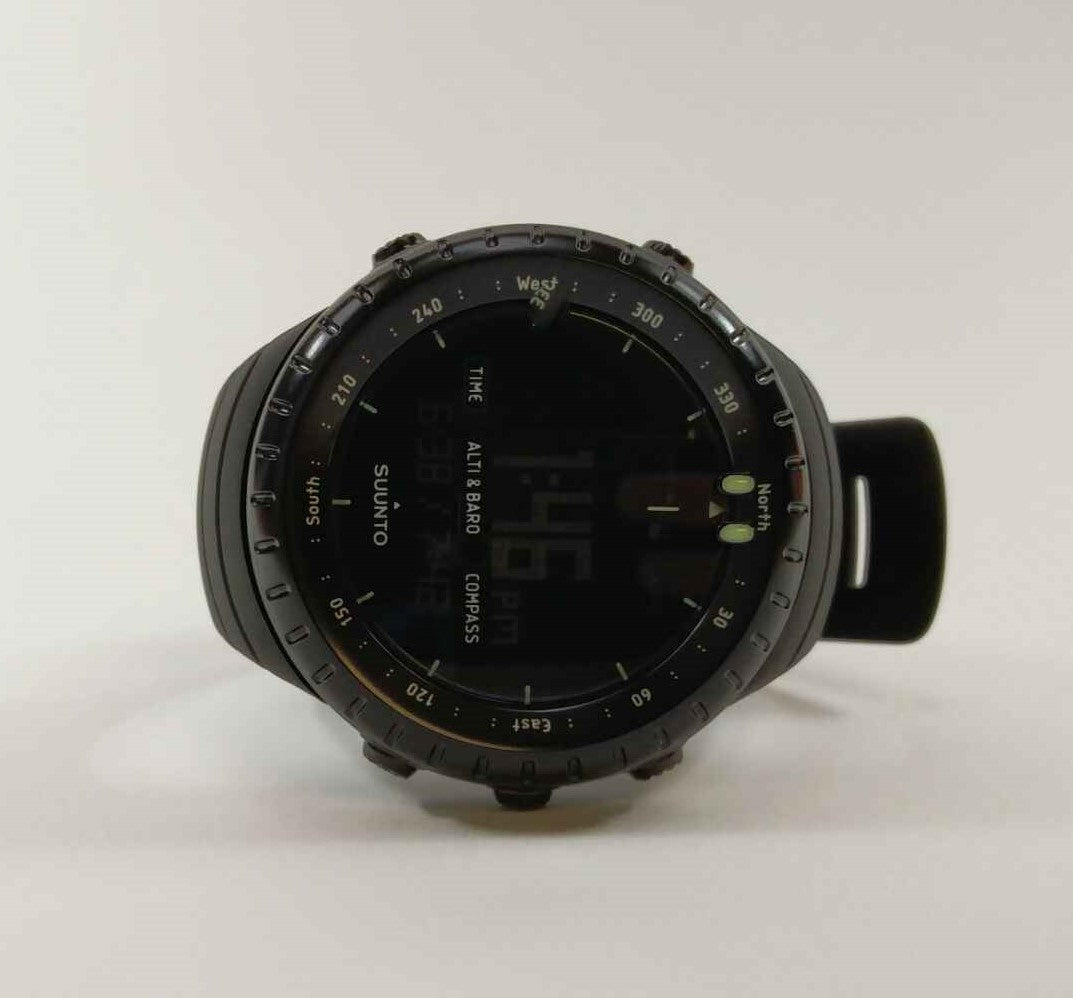 Suunto Men's Core All Black SS014279010 Black Resin Quartz Watch