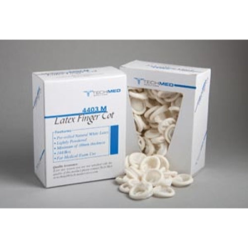 Finger Cots Latex Large 144/bx