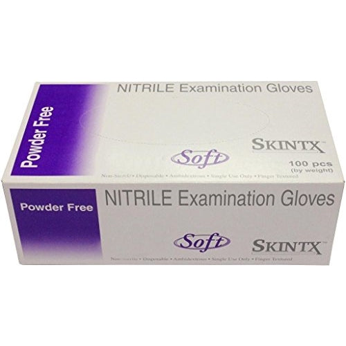 skintx soft nitrile powder free gloves xl 10